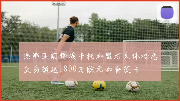 热那亚前锋埃卡托加盟尤文体检总交易额达1800万欧元加普茨卡