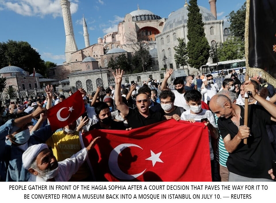 Hagia Sophia Mosque Celebration